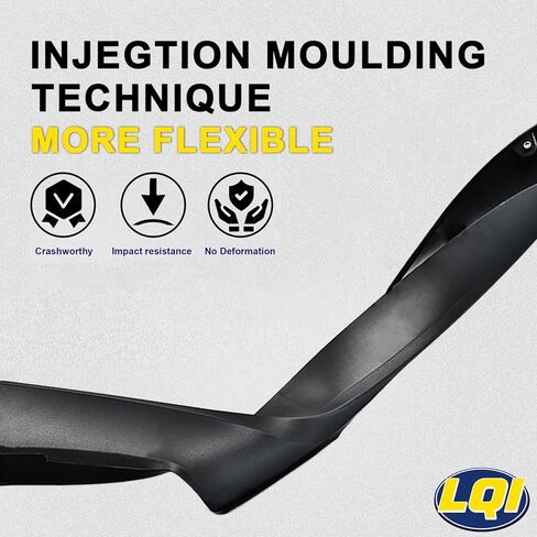 LQI Fender Flares متوافقة مع طرازات Dodge Ram 2500/3500 2010 2011 2012 2013 2014 2015 2016 2017 فقط (لا تناسب طرازات الكابينة المزدوجة والهيكل) ملحقات غطاء العجلة المزخرفة in Kuwait