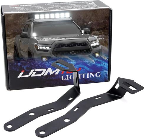 iJDMTOY مصنوع من الفولاذ عالي التحمل على شكل حرف A دعامة تثبيت لإضاءة الخندق متوافقة مع Toyota 2016-2023 Tacoma in Saudi Arabia