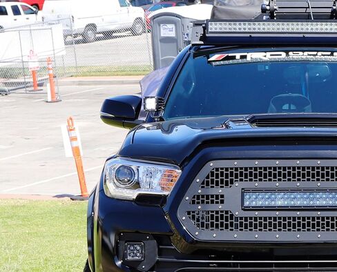 iJDMTOY مصنوع من الفولاذ عالي التحمل على شكل حرف A دعامة تثبيت لإضاءة الخندق متوافقة مع Toyota 2016-2023 Tacoma in Saudi Arabia