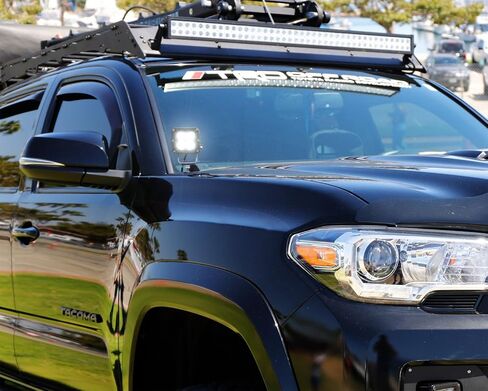 iJDMTOY مصنوع من الفولاذ عالي التحمل على شكل حرف A دعامة تثبيت لإضاءة الخندق متوافقة مع Toyota 2016-2023 Tacoma in Saudi Arabia