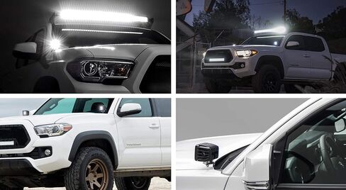 iJDMTOY مصنوع من الفولاذ عالي التحمل على شكل حرف A دعامة تثبيت لإضاءة الخندق متوافقة مع Toyota 2016-2023 Tacoma in Saudi Arabia