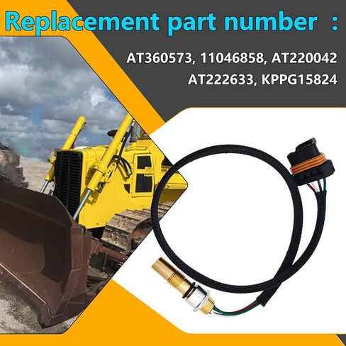 Wheel Speed Sensor AT360573 Compatible with John Deere 450H 550H 650H 700H 750C 850C Dozers Replace AT220042 AT222633 11046858 KPPG15824 in Saudi Arabia