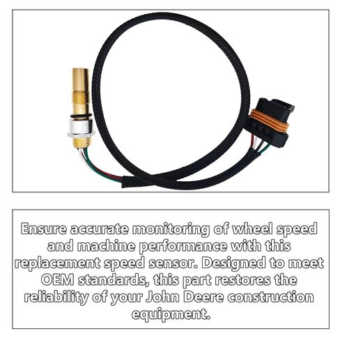 Wheel Speed Sensor AT360573 Compatible with John Deere 450H 550H 650H 700H 750C 850C Dozers Replace AT220042 AT222633 11046858 KPPG15824 in Saudi Arabia