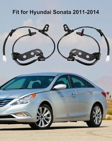 ABS Wheel Speed Sensors Fit for Hyundai Sonata 2011-2014, Replace 59910-3Q000 59930-3Q000, Rear Left and Right in Saudi Arabia