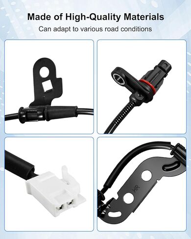 ABS Wheel Speed Sensors Fit for Hyundai Sonata 2011-2014, Replace 59910-3Q000 59930-3Q000, Rear Left and Right in Saudi Arabia