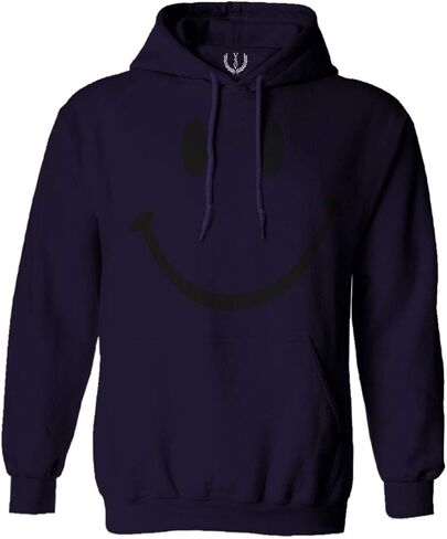 VICES AND VIRTUESS 0357. Cute Graphic Happy Funny Smile Smiling Smiley face Positive Smiley Sweatshirt Pullover Hoodie in Saudi Arabia