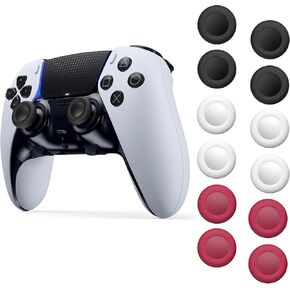 NEWDERY Joystick Replacement Grip Caps for PS4/PS5 Controller, for PS5/PS4 Thumb Grips Caps, Anti-Stickiness, Anti-Slip, Anti-Scratch, Anti-Fingerprint, for PS4/PS5 Joystick Caps-(12pcs) in Saudi Arabia