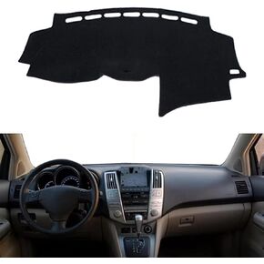 يصلح لكزس RX RX300 RX330 RX350 2004-2009 لا يوجد صوت ، غطاء لوحة القيادة حصيرة ، غطاء لوحة سيارة سوداء ، غطاء لوحة القيادة حصيرة ، اكسسوارات السيارات in Kuwait