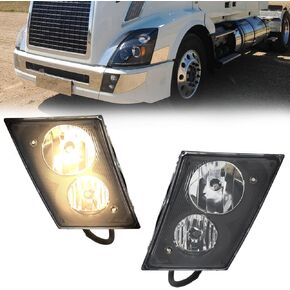 Pair of Fog Lights Fit for 2003-2017 Volvo VN VNL 630 670 730 780 Trucks Replacement Halogen Lamps Driver Side and Passenger Side in Kuwait