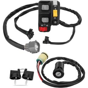 M MATI المقود ومفتاح التبديل لهوندا Rancher-420-ES Rancher-420-AT 2007-2013 35140-HP5-A51 35140-HP7-A02 35100-HP5-600 in Kuwait