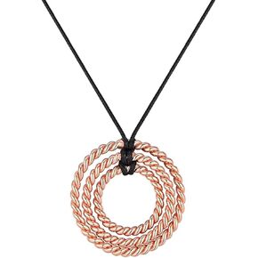 قلادة الطاقة الأورغون النحاسية - قلادة دائرية حلزونية مصنوعة يدويًا من أجل التوازن والذهن (قلادة موتر ثلاثية لا متناهية) in Kuwait