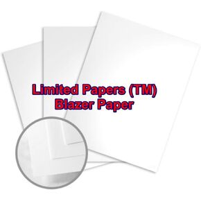 Limited Papers (TM) Blazer Digital Paper, Gloss Finish, Coated 2 Sided, White Color, 92 Brightness. (12"x18" 100# Cover) in Saudi Arabia