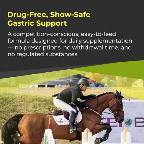GastroMend XC, 100% Natural Equine Stomach Health for Horses, Promotes Healing & Prevention of Gastric Ulcers, Highly Potent & Effective, Supports Gastric and Hindgut Health, 30 Servings, Made in USA in Kuwait