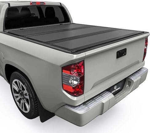 YITAMOTOR Soft Tri-Fold Tonneau Cover Fits for Toyota Tundra with Deck Rail System 5.5ft Bed 2014-2021 (Excl. Trail Edition), Effortless Installation in Saudi Arabia