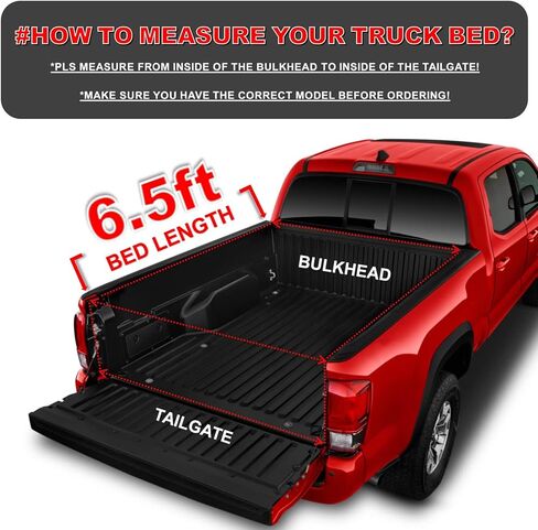 Soft Roll Up 6.5' Truck Bed Cover Compatible for 1975-1989 Dodge D100 Standard Bed Pickup Vinyl Tonneau Cover | Fleetside Body Only Not for Stepside in Kuwait