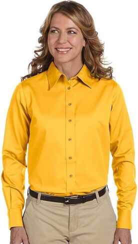 قميص هاريتون طويل الأكمام للسيدات من نسيج التويل>L Sunray YELLOW M500W in Saudi Arabia