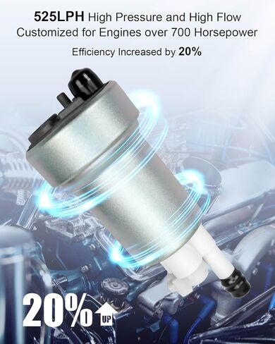 525LPH F90000285 High Pressure Fuel Pump with 400-1168 Install Kit, Universal E85 Intank Fuel Pump in Saudi Arabia