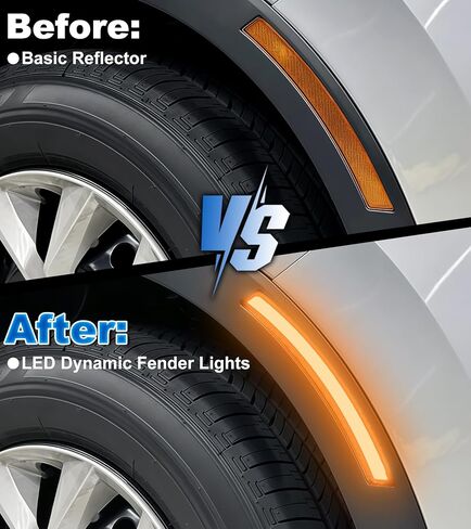 أضواء LED للعلامات الجانبية لسيارة Honda CRV 2023-2026 عاكسات الحاجز الأمامي إشارات الانعطاف DRL أثناء النهار الجري الخفيف عجلة بئر قوس إدراج ملحقات الكسوة (تصميم عادي) in Kuwait