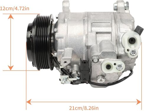 Air Conditioner AC Compressor with Clutch Compatible with L6 3.0L BMW X5 228i 328i 428i 528i 328d 535d xDrive 535i GT xDrive L4 2.0L 64529216466 64529330825 in Saudi Arabia