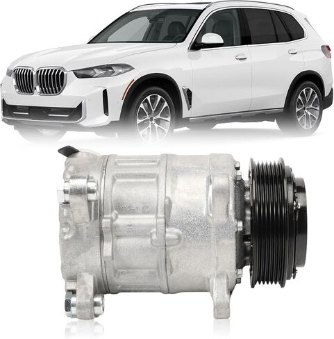 Air Conditioner AC Compressor with Clutch Compatible with L6 3.0L BMW X5 228i 328i 428i 528i 328d 535d xDrive 535i GT xDrive L4 2.0L 64529216466 64529330825 in Saudi Arabia