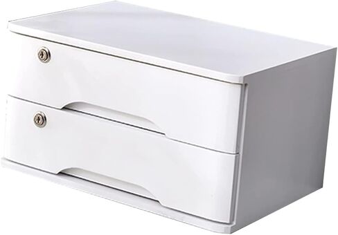 Desktop File Cabinet Organizers, Flat File Cabinet Storage Box, Drawer Cabinet with Lock Desktop Storage Cabinet/Data Cabinet Office Filing Storage,C-3 Drawers in Kuwait