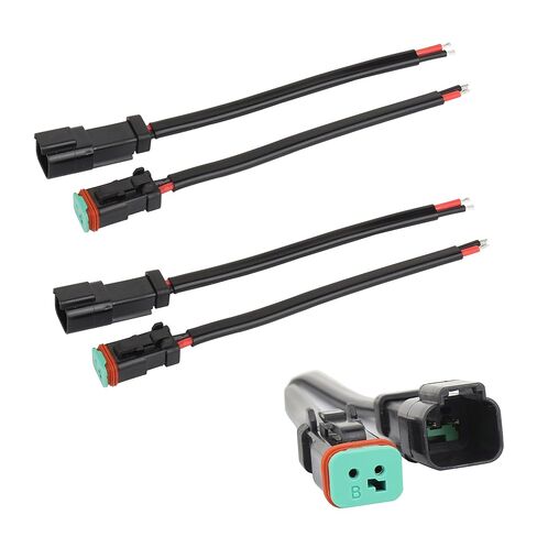 TOMALL Deutsch DT DTP 2 pin Male Female Wiring Harness for Work Light Bar Retrofit Replacement Connectors in Saudi Arabia
