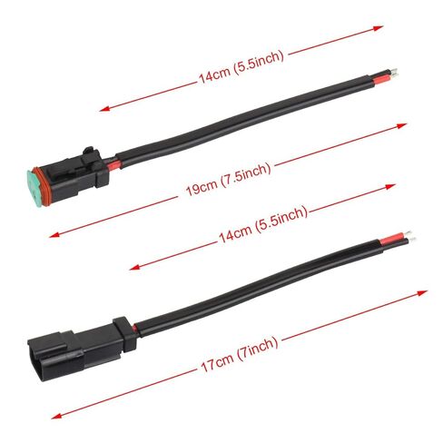 TOMALL Deutsch DT DTP 2 pin Male Female Wiring Harness for Work Light Bar Retrofit Replacement Connectors in Saudi Arabia