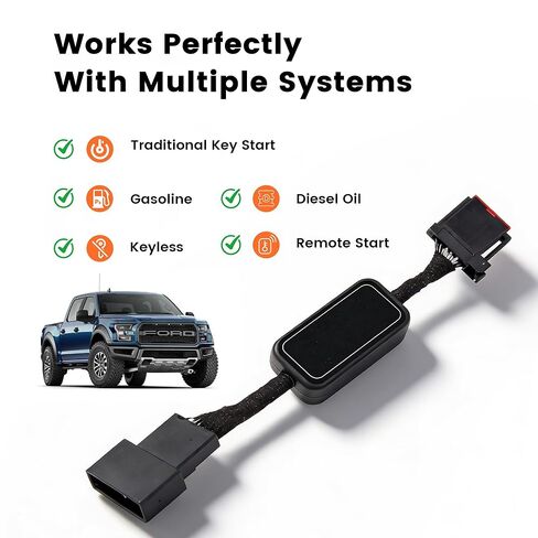 مزيل إيقاف التشغيل التلقائي مناسب لملحقات Ford F150 2015-2020، مزيل الإيقاف التلقائي A-Off للمحرك الخامل، حذف/تعطيل/إلغاء، نظام إزالة التوقف التلقائي in Kuwait