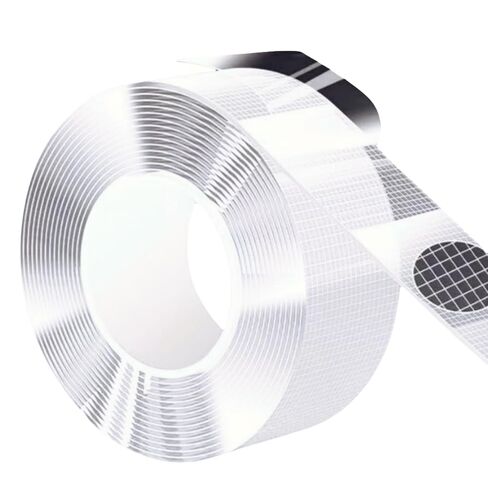 Double Sided Tape, Heavy Duty Nano Adhesive, 1.20 x 400 Inch, Removable Mounting Tape for Wall Home Office Holiday Decorations DIY Accesseries, for Rugs Pictures Photoes Frames in Saudi Arabia
