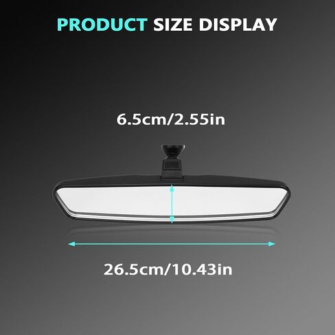 LU5Z17700B Interior Rear View Mirror 10.31 Inch Anti-glare Fits Bronco 2021-2022, Expedition 2021-2024, Explorer 2025, F-250F-350 2020-2024 Replaces LU5A-17700-AA in Saudi Arabia