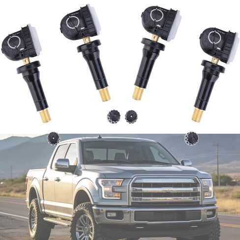 4Pcs Tire Pressure Monitoring Sensor,Fit for F250 F-350 F-450 F-550 Super Duty 2017-2022,Edge 15-21,MKC 18-20, Navigator 18-22 4 Pieces,315MHz TPMS Sensor Replace FR3Z1A189A in Kuwait