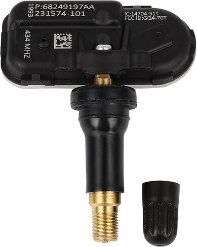 مستشعر ROADFAR TPMS، مستشعر ضغط الإطارات 433 ميجا هرتز يناسب 2014-2022 لسيارة جيب شيروكي 2014-2022 لرام 1500 2500 3500 2014-2018 لرام 4500 5500 يستبدل 68249197AA 68249200AA 68249201AA in Saudi Arabia