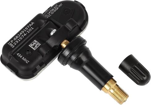 مستشعر ROADFAR TPMS، مستشعر ضغط الإطارات 433 ميجا هرتز يناسب 2014-2022 لسيارة جيب شيروكي 2014-2022 لرام 1500 2500 3500 2014-2018 لرام 4500 5500 يستبدل 68249197AA 68249200AA 68249201AA in Saudi Arabia