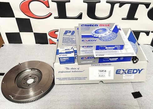 Exedy Clutch Pro-Kit 16058 + دولاب الموازنة متوافق مع 1984-1995 Toyota Pickup 4Runner 2.4l 22R 22RE in Kuwait