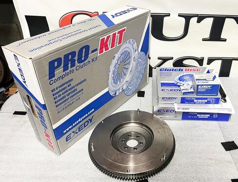 Exedy Clutch Pro-Kit 16058 + دولاب الموازنة متوافق مع 1984-1995 Toyota Pickup 4Runner 2.4l 22R 22RE in Kuwait