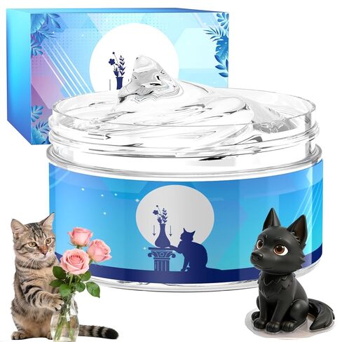 Exhibits Gel for Museum - 6.7oz Upgrade Clear Exhibit Gel Removable, Earthquake Museum Putty Wax Paste, RV Essentials, Invisible Protection Fix for Treasures, Vase, Collections, Prevent Falling in Saudi Arabia