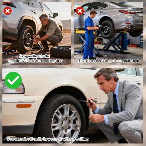 60ML*1 Tire Repair Glue Kit, 30 PCS Tire Repair Rubber Nails，for Vacuum Tires Puncture Repair on Cars, Motorcycles, Trucks, and Tractors, Tire Plug kit. in Saudi Arabia