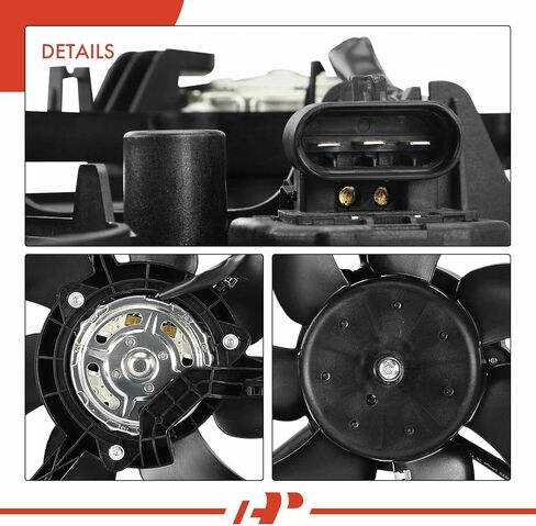 A-Premium Engine Radiator Cooling Fan Assembly Compatible with Select Buick & Saab Models - Regal 2011-2012, 9-5 2010-2011 - Replace# 13300195, 13300194 in Saudi Arabia
