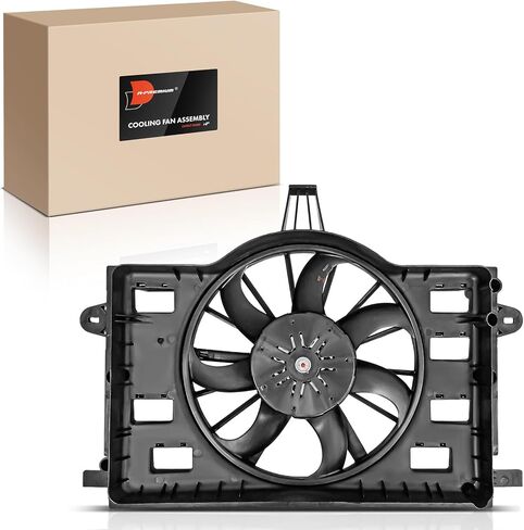 A-Premium Engine Radiator Cooling Fan Assembly with Brushless Motor Compatible with Select Chevrolet Models - Corvette 2014-2019, 6.2L - Replace# 84128343, 84486697 in Saudi Arabia