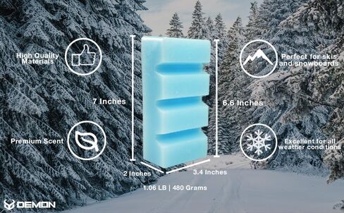 Demon Hyper Speed Ski & Snowboard Tune Kit with Iron, 1lb Wax Block & Base Cleaner in Kuwait