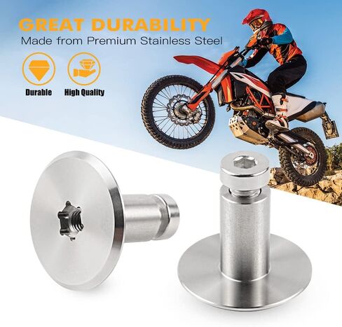 مسمار تثبيت خزان الوقود لهيكل الدراجة النارية من NICECNC متوافق مع 690 Enduro/SMC R 2014-2022، متوافق مع Husqvarna 701 Enduro/Supermo 2016-2022، مسامير تثبيت خزان الإطار من الفولاذ المقاوم للصدأ in Saudi Arabia