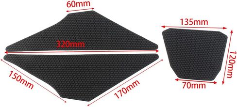 FSFY Motorcycle Rubber Gas Oil Tank Pad Tank Pad Protector for HONDA Goldwing 1800 2018-2022 in Saudi Arabia
