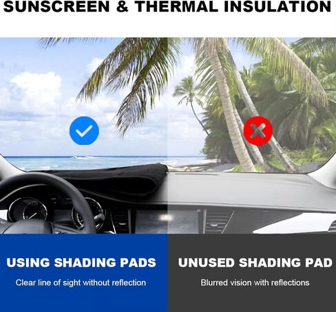 يصلح لكزس RX RX300 RX330 RX350 2004-2009 لا يوجد صوت ، غطاء لوحة القيادة حصيرة ، غطاء لوحة سيارة سوداء ، غطاء لوحة القيادة حصيرة ، اكسسوارات السيارات in Kuwait