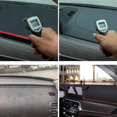 يصلح لكزس RX RX300 RX330 RX350 2004-2009 لا يوجد صوت ، غطاء لوحة القيادة حصيرة ، غطاء لوحة سيارة سوداء ، غطاء لوحة القيادة حصيرة ، اكسسوارات السيارات in Kuwait