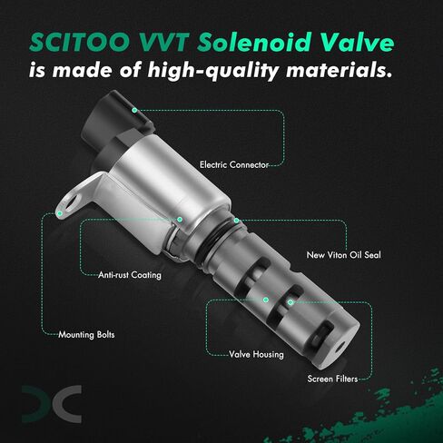 SCITOO محرك توقيت الصمام المتغير (VVT) الملف اللولبي لكزس، لتويوتا 917-234 اليسار، اليمين (2 قطعة) in Saudi Arabia