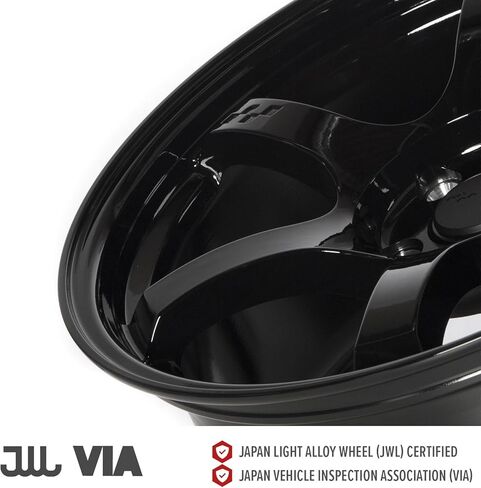Circuit Performance CSF1 18x9.5 Gloss Black 5x114.3 [+38mm] 57DR Style Compatible with Subaru WRX STI etc in Saudi Arabia