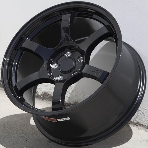 Circuit Performance CSF1 18x9.5 Gloss Black 5x114.3 [+38mm] 57DR Style Compatible with Subaru WRX STI etc in Saudi Arabia