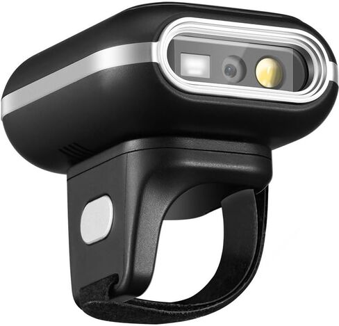Adesso NuScan 4300B 2D Bluetooth Wireless Ring Finger Barcode Scanner Lightweight Durable with Drop Protection and Fast Scanning in Saudi Arabia