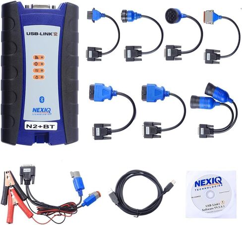 124032 Universal Heavy Duty Diesel Truck Excavator Diagnostic Scanner forNexiq USB Link 2 for Truck Diagnosis in Kuwait