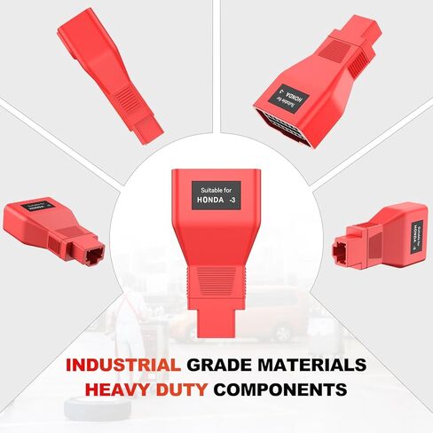 Autel Original 3 Pin Male to 16 Pin Female OBDII Adapter for Honda Vehicles, OBD1 to OBD2 Connector OE-Compliant Convertor Work with OBD II Scanners OBD2 Diagnostic Scan Tool in Saudi Arabia